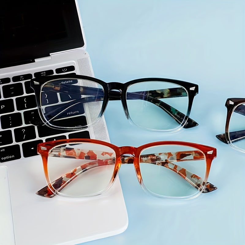 Classic Square Frame Anti Light Glasses Retro Glasses