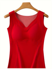 Women's Sleeveless Thermal Underwear Top