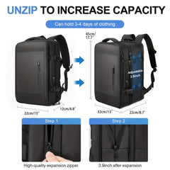 Minimalist Business Travel Storage Backpack Large Expansion