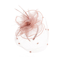 Ivory Bridal Feathers Fascinator