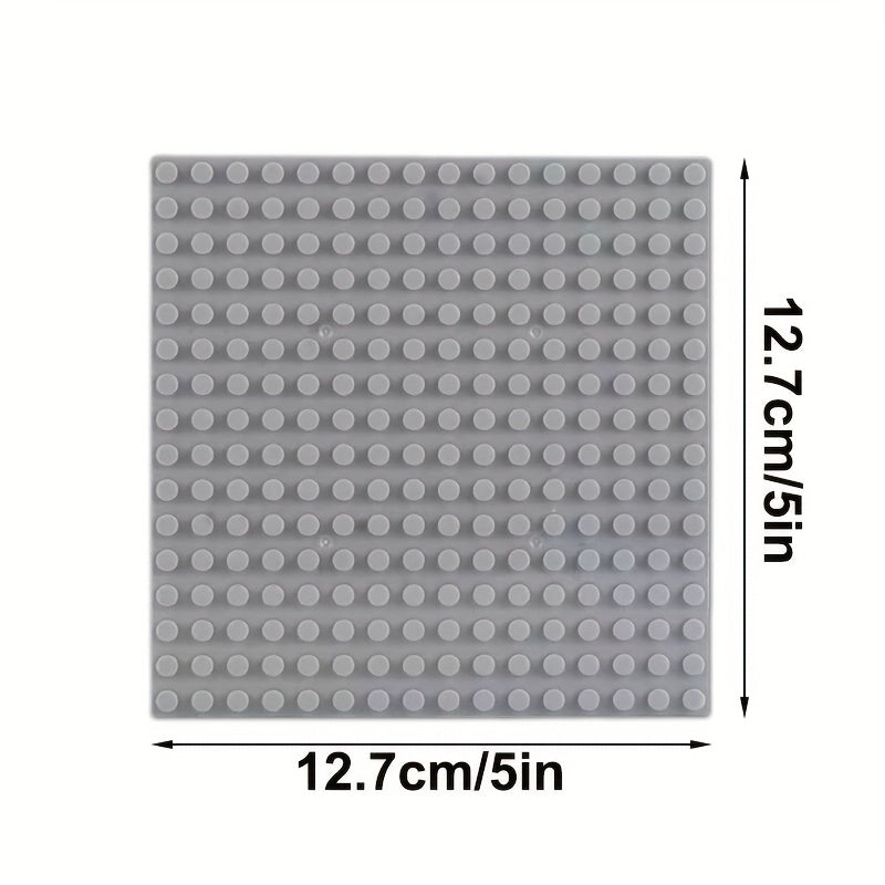 10pcs 5x5 Base Plates for Building Blocks, Compatible with All Brands
