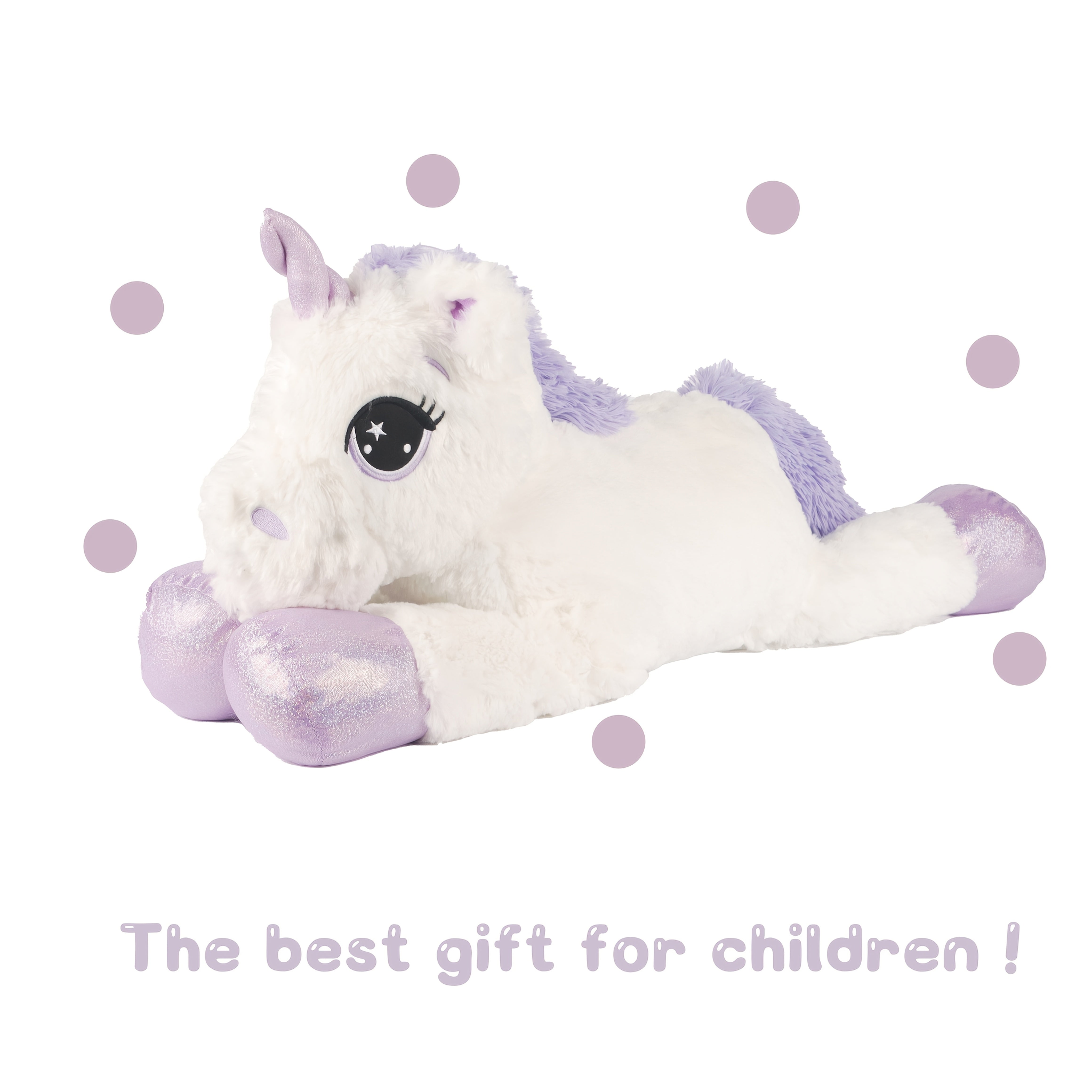 Giant Cartoon Unicorn Plush Toy for Kids Birthday Gift
