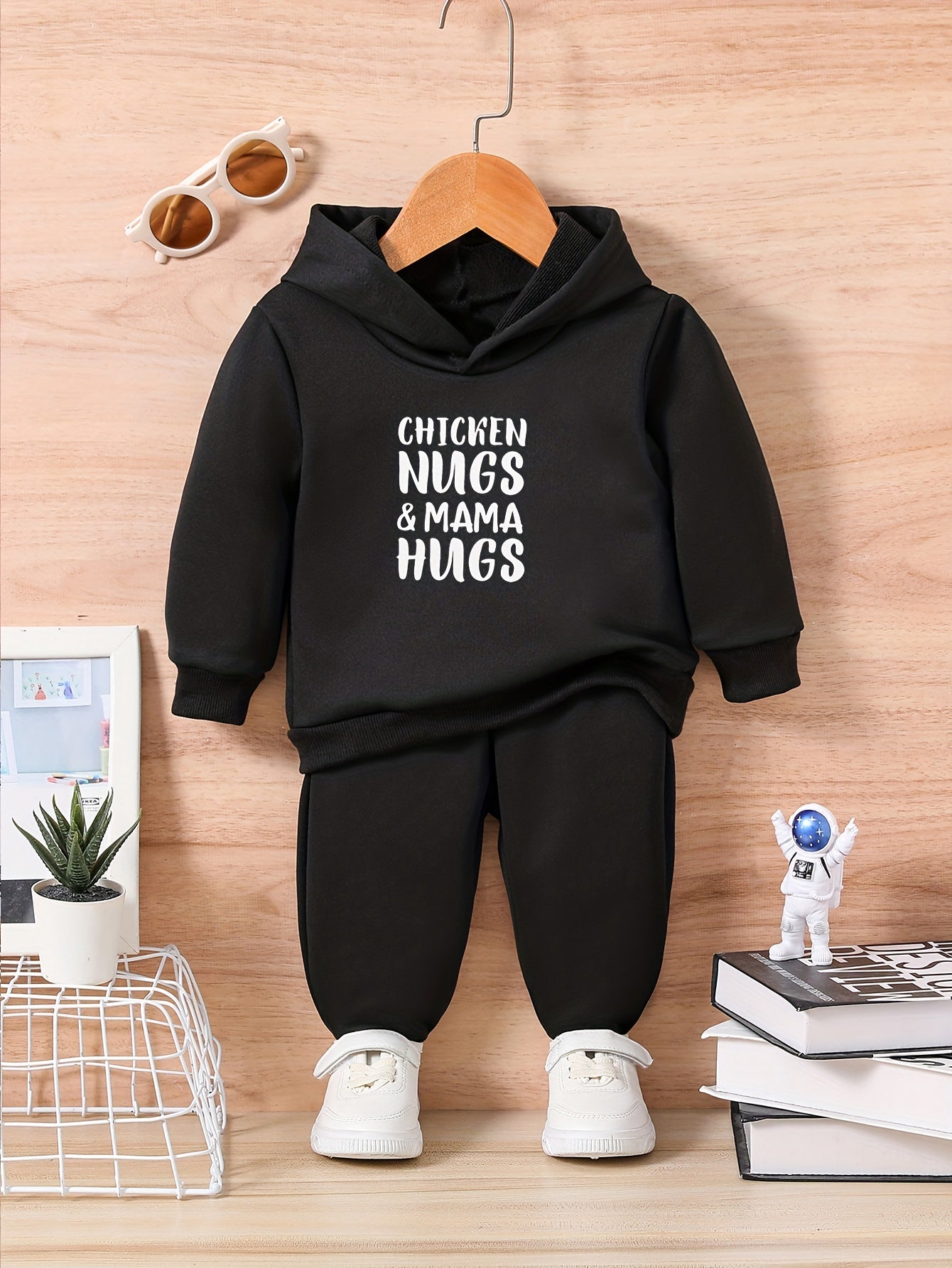Baby Chicken Nugs & Mama Hugs Casual Outfit Set