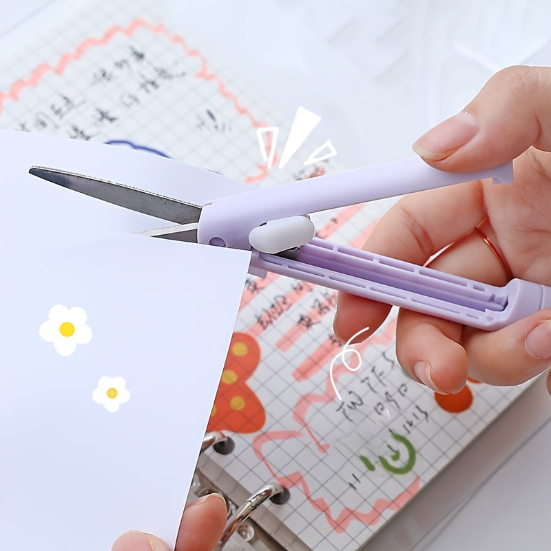 Foldable Pencil Scissors Mini Small Utility