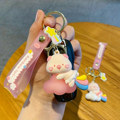 Cute Rainbow Clothing Keychain - Car or Bag Accessory