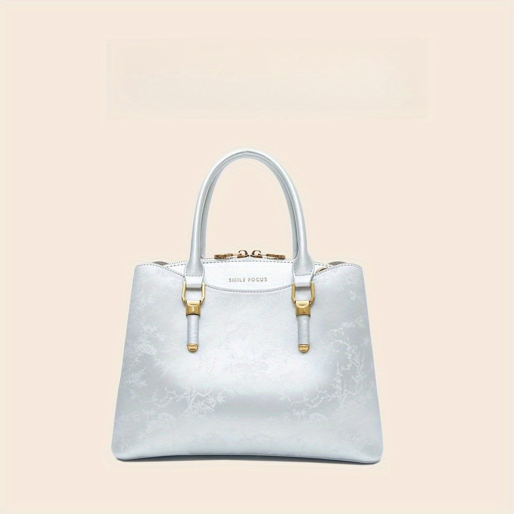 Stylish Women's Handbag with Hardware Embellishments