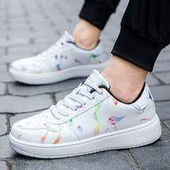 DIY Men's Low Cut Custom Lace Up Skate Sneakers