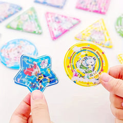 Colorful Cartoon Balance Ball Maze Toy for Kids