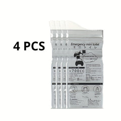 4pcs Emergency Disposable Urinal Bag 700ML Portable Camping Pee Bag