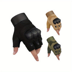 Tactical Fingerless Gloves for Motorcycle Biking Climbing