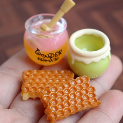1:6 Dollhouse Honey Jar & Honeycomb Mini Food for BJD Blyth Doll