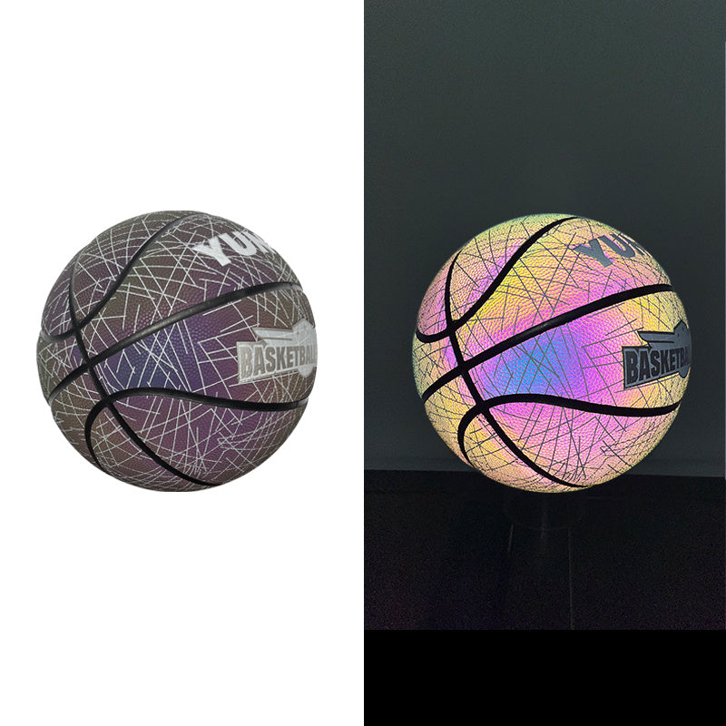 Luminous Holographic Basketball for Nighttime Entertainment & Christmas