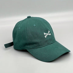 Vintage Bone Embroidery Baseball Cap Unisex Sun Hat