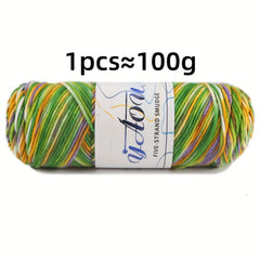 100g 5 Layer Acrylic Yarn for Crocheting & Knitting