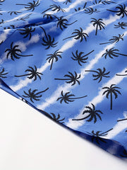 Men's Palm Tree Beach Shorts Quick Dry Drawstring for Summer