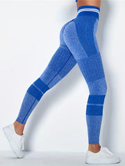 High Waist Sports Leggings For Women Hip Lifting Yoga Pants Elastic Gym Tight
