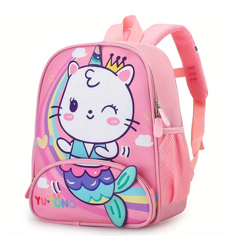 Kids' Princess Mermaid Dinosaur Backpack Large Capacity Lightweight School Bag