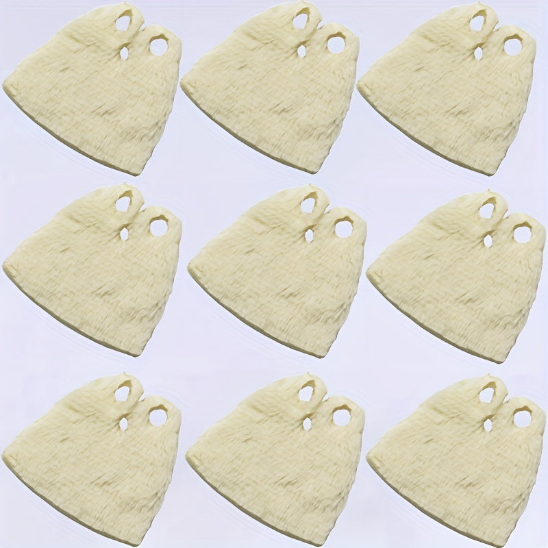 9pcs Mini Building Block Cloak Officer Set Plush Winter Coats