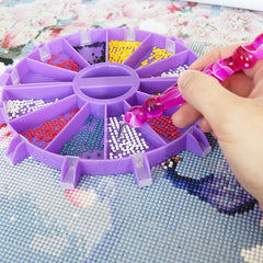Diamond Painting Tray Organizer 6 Section Sorting Dotting Boards Storage