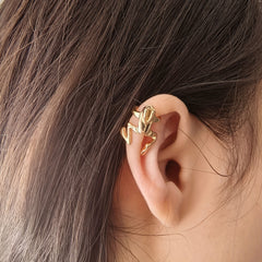 Hugging Frog Ear Cuff Clips No Piercing Earrings Jewelry Gift For Girls