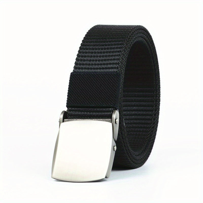 Men's Casual Buckle Student Military Training Belt
