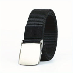 Men's Casual Buckle Student Military Training Belt