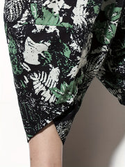 Leaf Pattern Print Men s Cropped Beach Pants