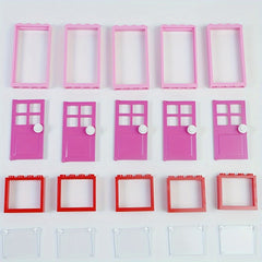 Building Blocks 25pcs Windows Doors DIY Toys City Friends Blocks Parts House