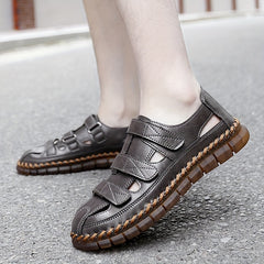 Men's Hook and Loop Fastener Sandals for Hiking