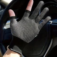 Pair of Anti Slip Lightweight Two Finger Gloves