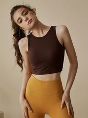 Padded Sleeveless Workout Tank Top for Women