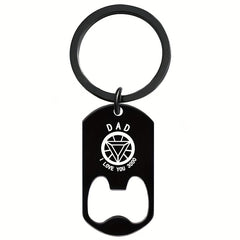 Metal Key Ring Keychain Corkscrew Father's Gift For Men Friends