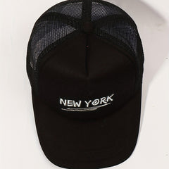 YORK Printed Trucker Hat Baseball Cap Adjustable Mesh Sunshade Dad Hat