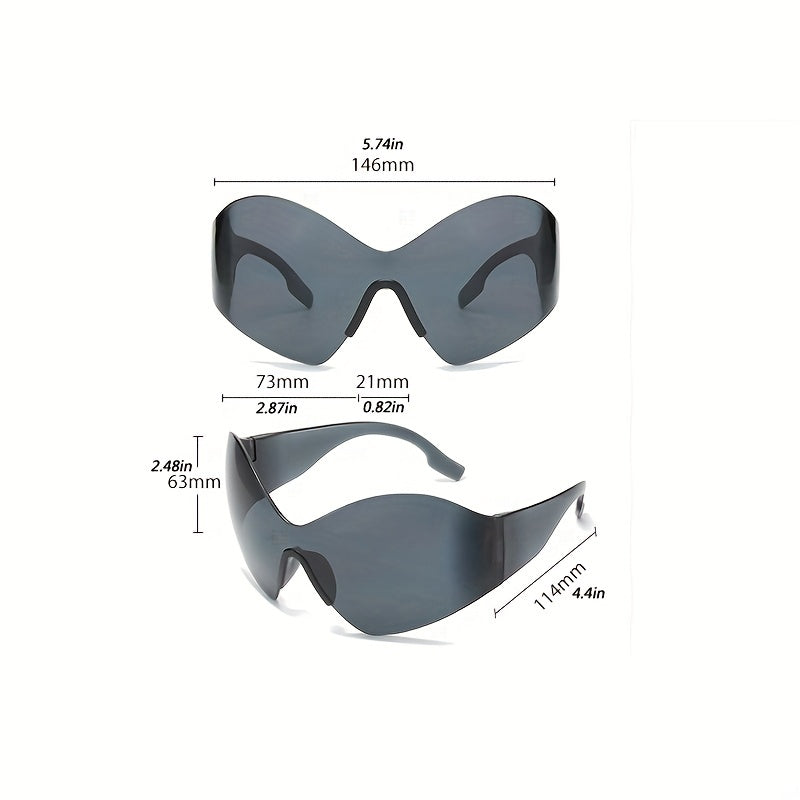 Y2K Wrap Around Sunglasses UV400