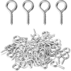 100pcs Metal Eyelets for Hooks and Screws