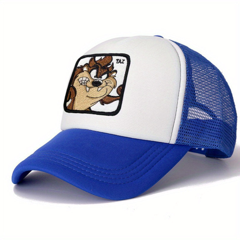 Animal Patch Trucker Hat Mesh Baseball Cap Lightweight Sunshade Dad Hat