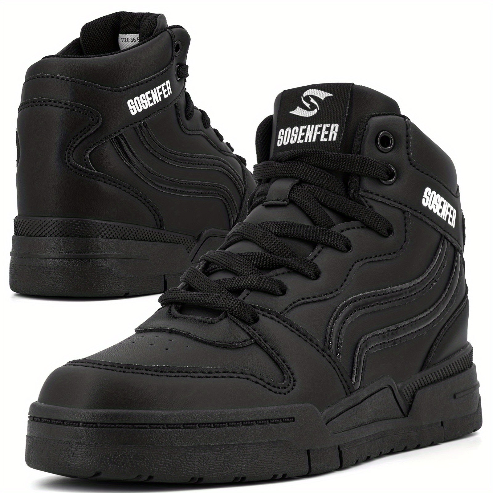 Women's High Top Skate Shoes Round Toe Platform Sneakers Outdoor Sport Shoes