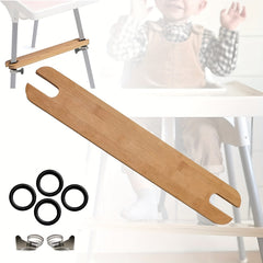 Adjustable Bamboo Baby High Chair Footrest