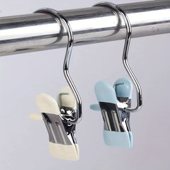 7pcs Non Marking Clips with Hook Dormitory Storage Artifact