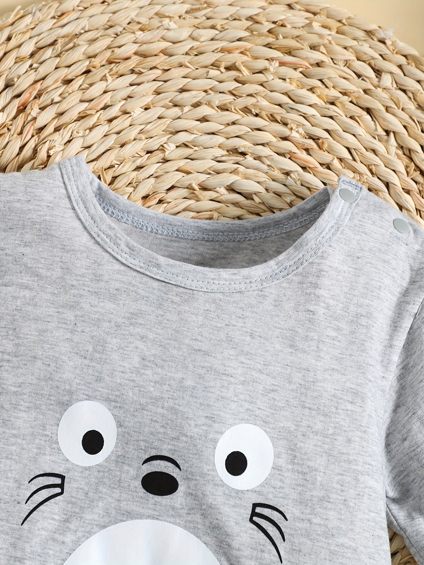Cute Cartoon Print Baby Boy Romper