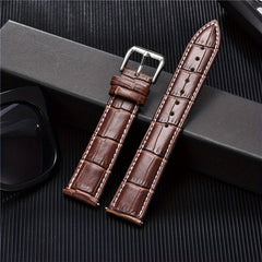 Embossed Leather Watch Straps 16-24mm Men Bracelet Replacement Strap