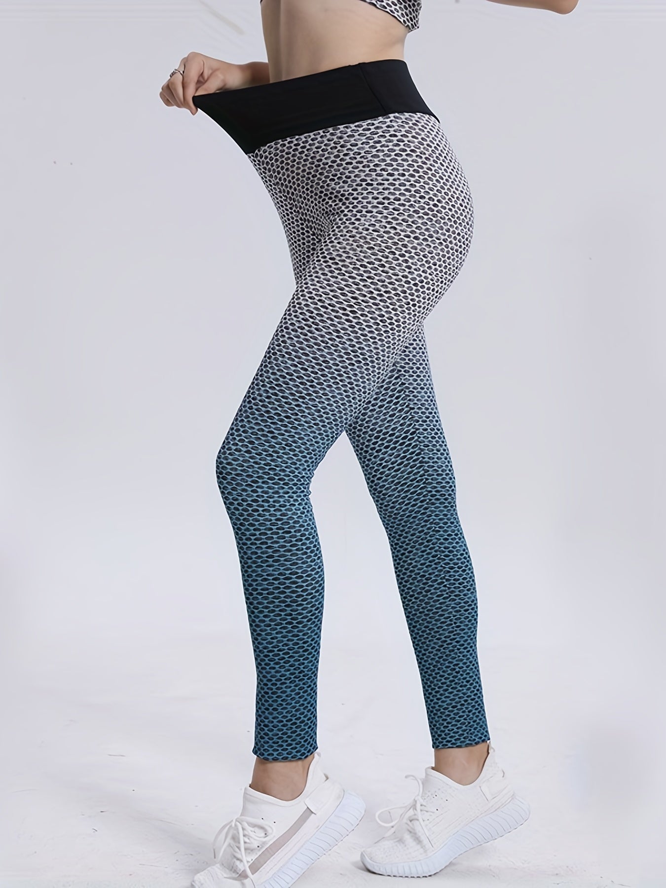 High Waist Gradient Fitness Leggings
