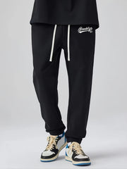 Men's Letter Print Loose Casual Sports Leggings Long Sweatpants