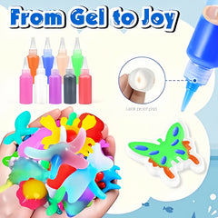 Magic Water Jelly DIY Fishing Kit Craft Mysterious Ocean Net Toy