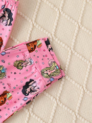 Girl's 2pcs Princess Pajama Set - T shirt & Pants