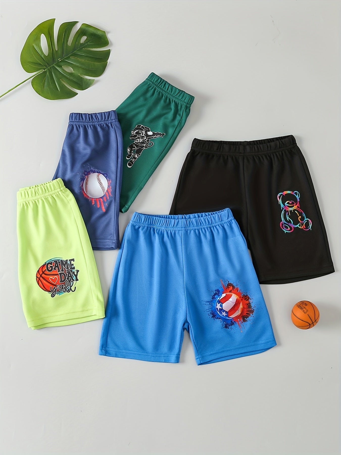 Boys & Girls Mesh Quick Dry Basketball Shorts with Pockets