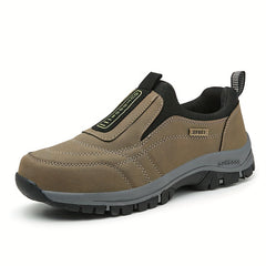 Thick Sole Slip On Hiking Shoes Shock Absorption Non Slip Sneakers