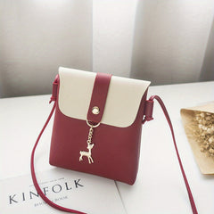 Deer Pendant Shoulder Bag - Girls Accessories for Holiday Gift