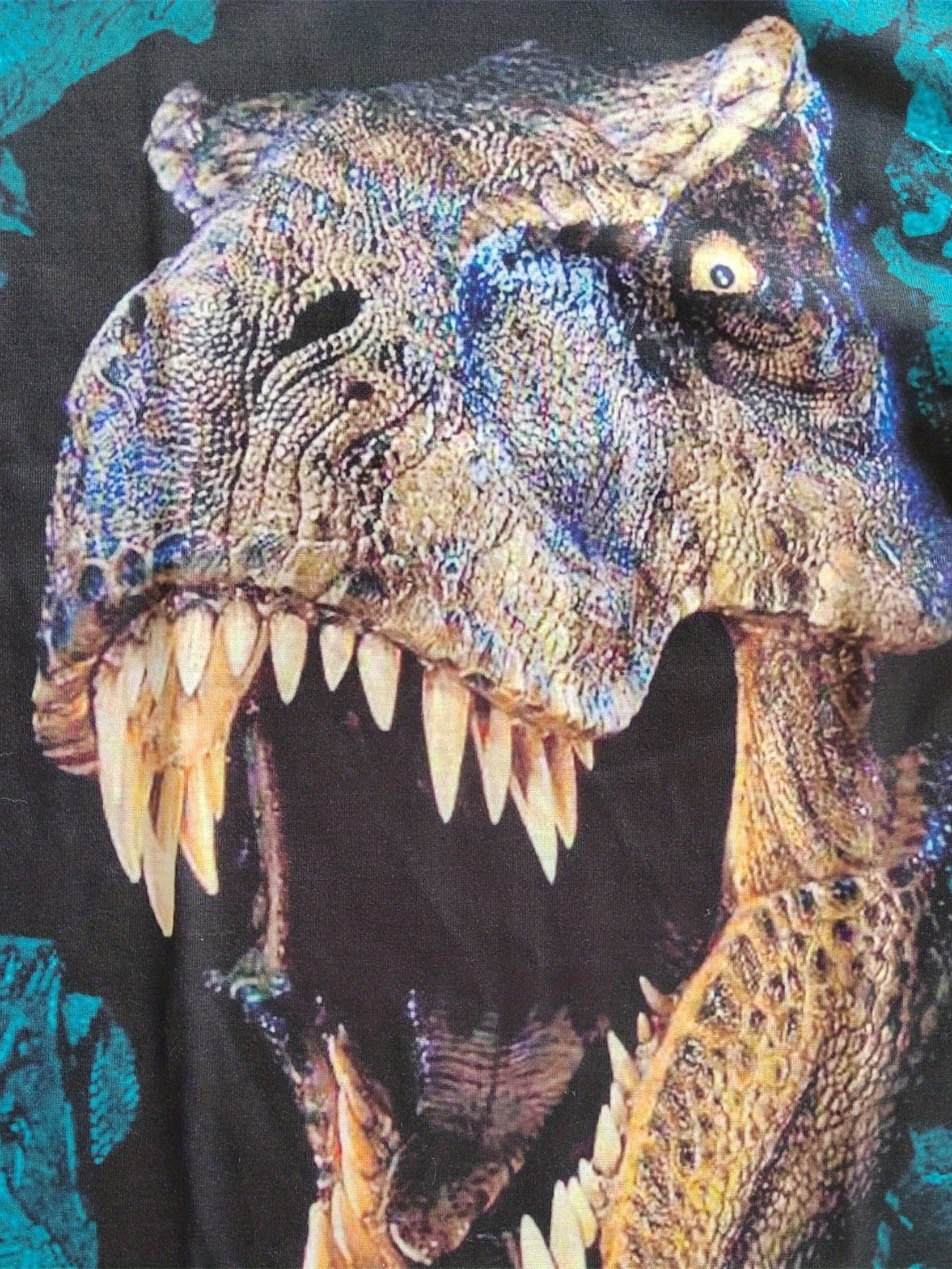 Dinosaur Print Kids T Shirt Short Sleeve Tee for Boys and Girls