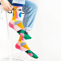 Women's Casual Socks Funny Pattern Crew Socks